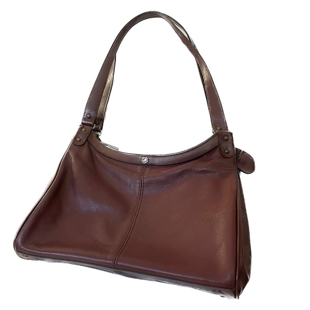 Vintage John Romain USA Leather Shoulder Bag - Rare 90s Heritage Edition